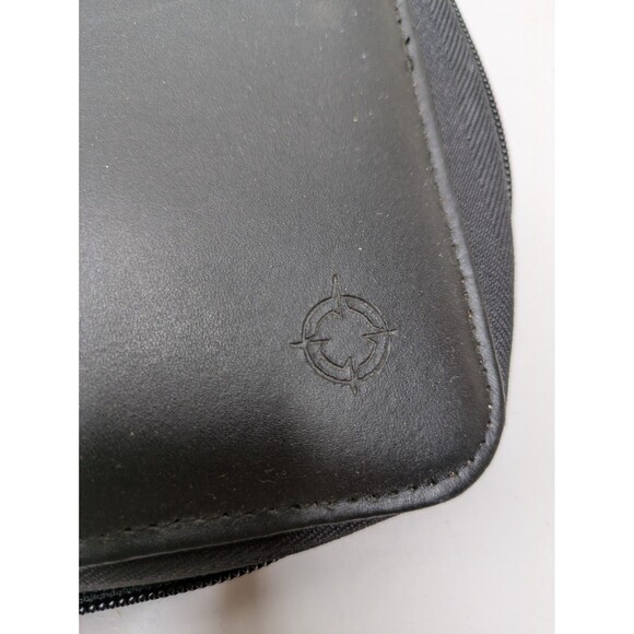 🍁 3/$20 Franklin Covey Spacemaker Genuine Leather Black 6 Ring 1” Binder Rings - Picture 5 of 9